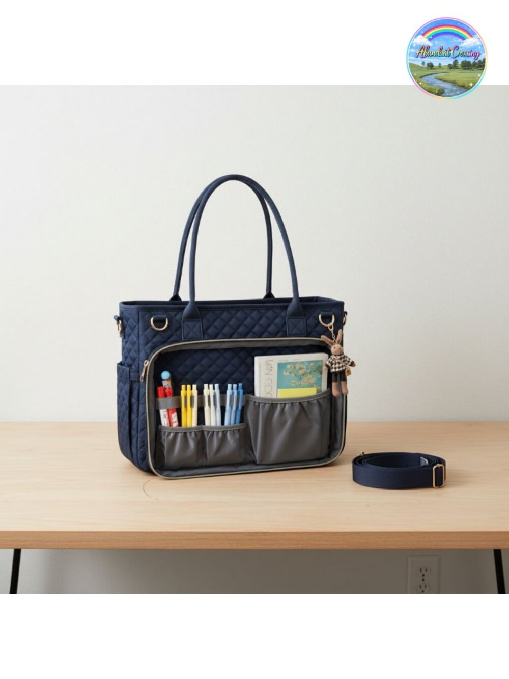 Teacher Tote Bag 15.6 inch Laptop Bag for Women Work Nurse Briefcase Insulated